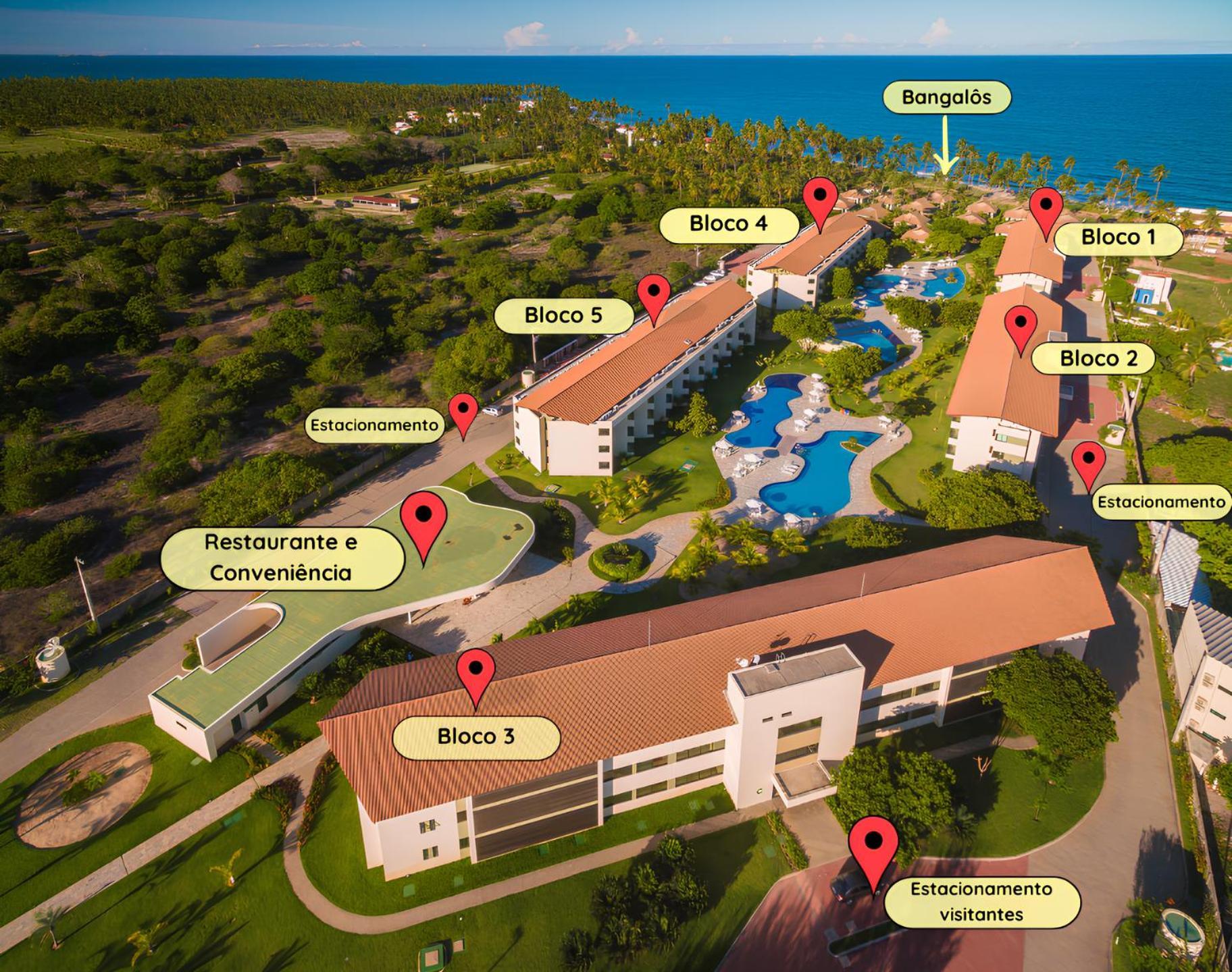 פראיה דוס קרניירוס Carneiros Beach Resort מראה חיצוני תמונה